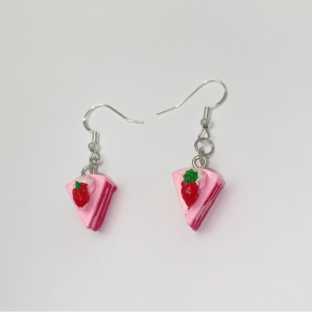 Strawberry Cake Earrings